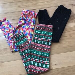 Legging bundle.  3 pair.  Size 10/12